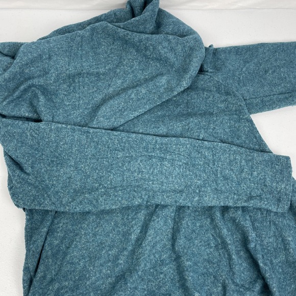 Soft Surroundings Sweaters - Soft Surroundings Womens Sweater Small Cowl Neck Blue Performance Stretch Winter